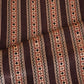 Brown Ajrakh Print Mashru Silk Fabric IA-27820