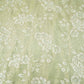Green Floral Embroidery Tissue Fabric SC-27833