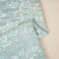 Blue Floral Zari Embroidery Tissue Fabric SC-27834