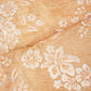 Peach Floral Zari Embroidery Tissue Fabric SC-27835
