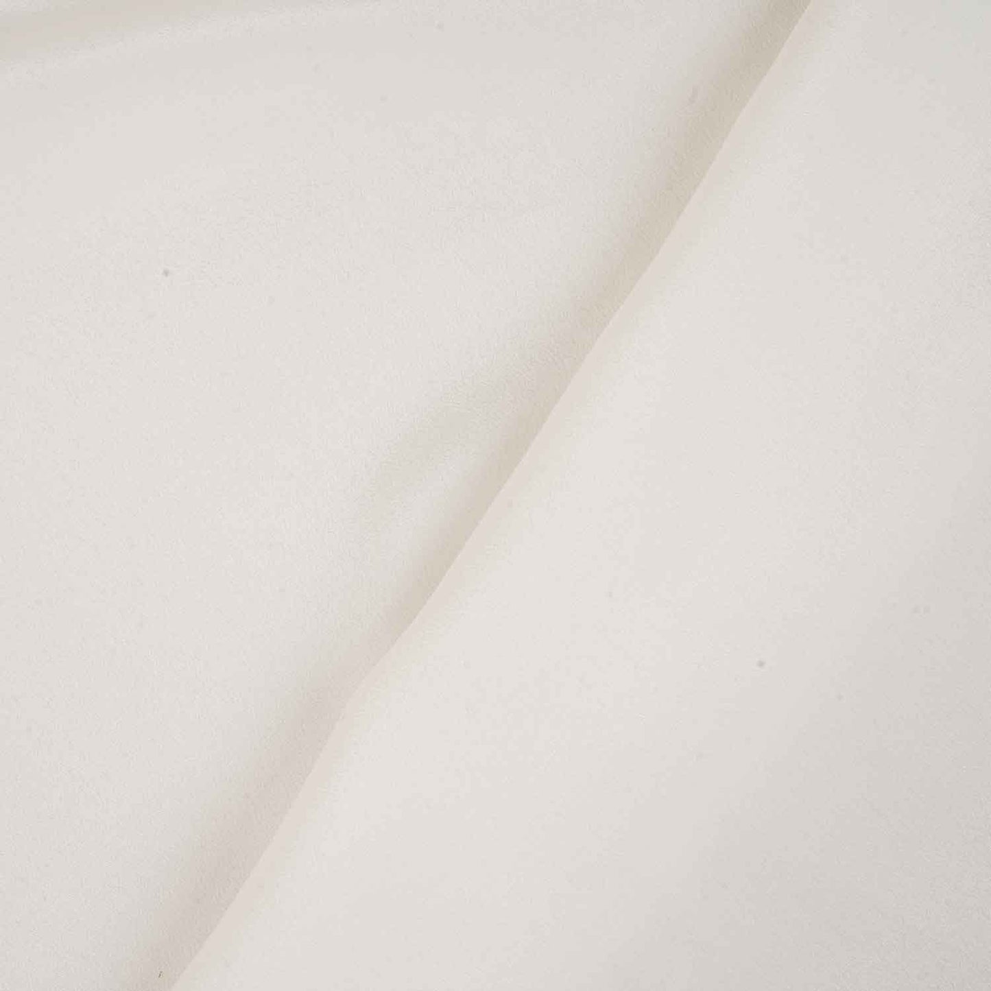 Off White Solid Pure Crepe Fabric NS-27839