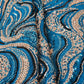Aqua Blue Cutdana Embroidery Sequins Georgette Fabric AF-27844