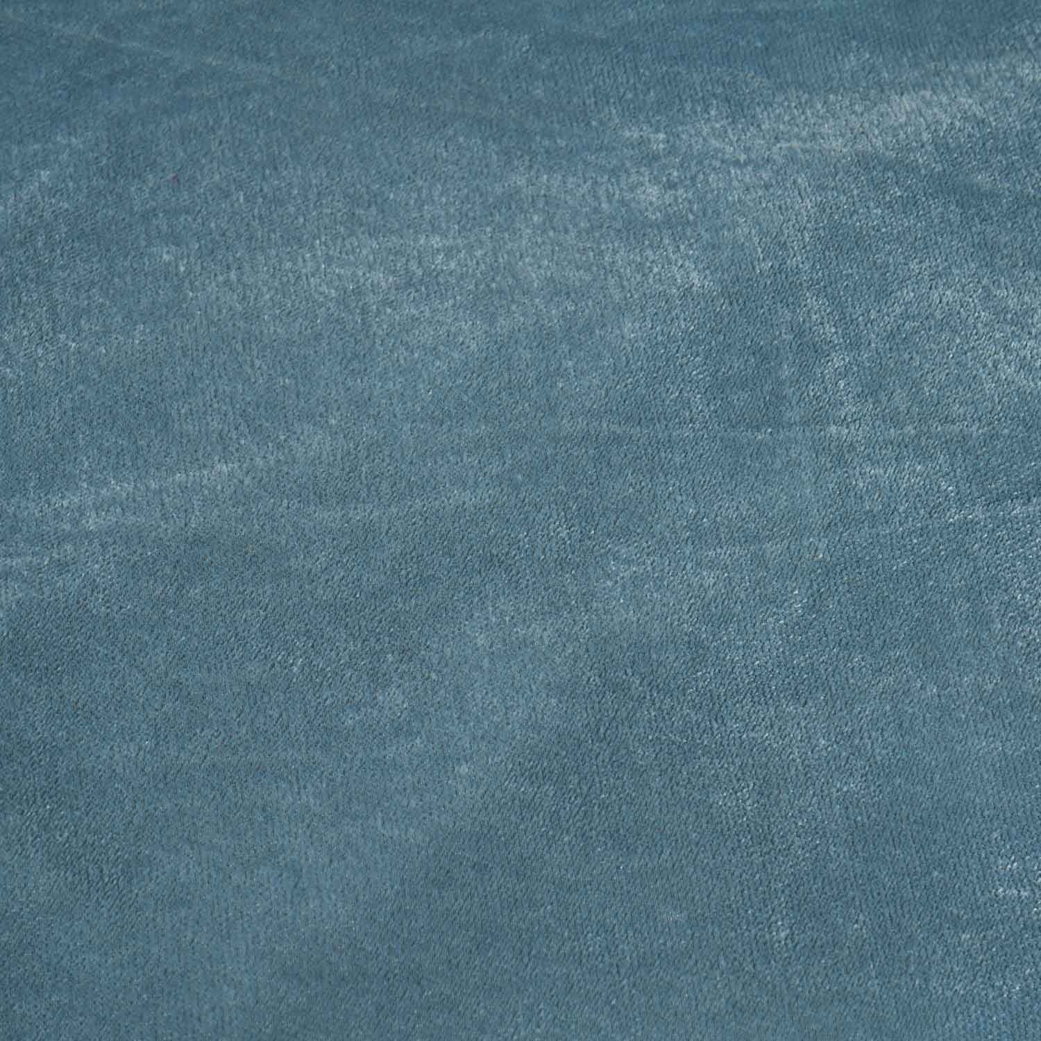 Sea Blue Solid Micro Velvet 9000 MSMR-27855 - TradeUNO