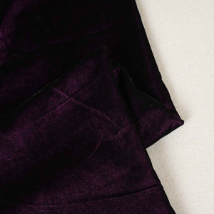 Dark Purple Solid Micro Velvet 9000 MSMR-27857 - TradeUNO
