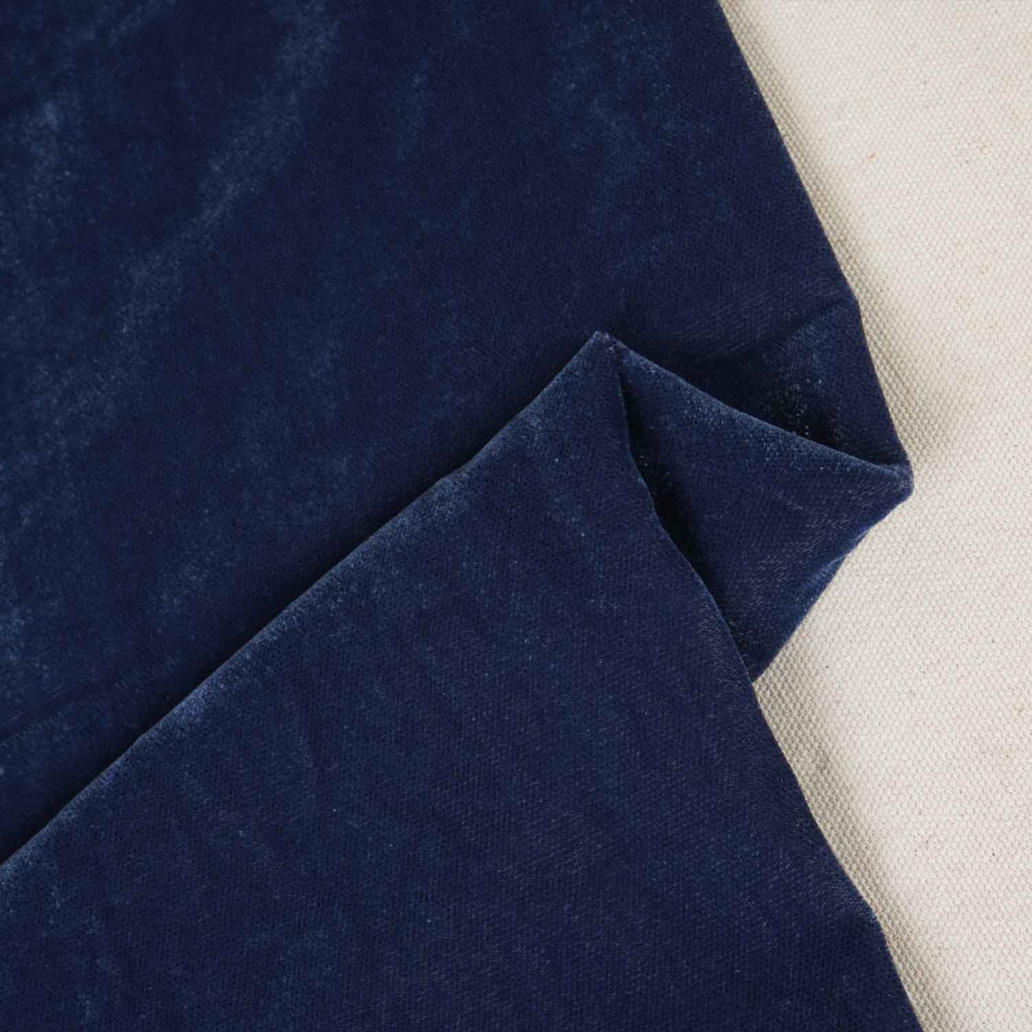 Sea Blue Solid Micro Velvet 9000 MSMR-27859 - TradeUNO