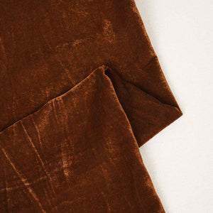 Golden Brown Solid Micro Velvet 9000 MSMR-27860 - TradeUNO