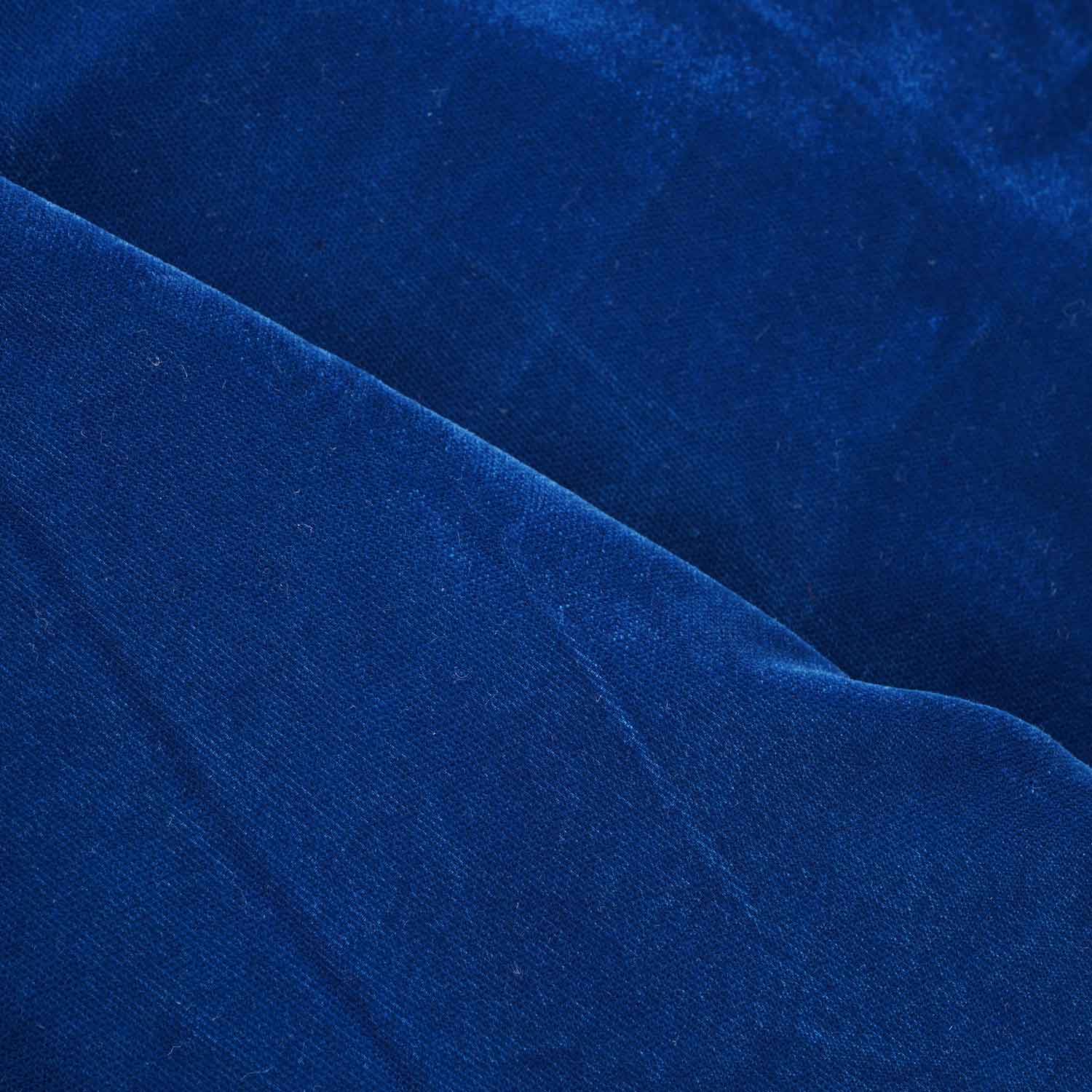 Blue Solid Micro Velvet 9000 MSMR-27866 - TradeUNO