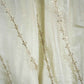 Golden Dyeable Zari Embroidery Tissue Dupatta SC-27872