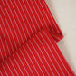 Red Stripe Yarn Dyed Poplin Fabric LSF-27878
