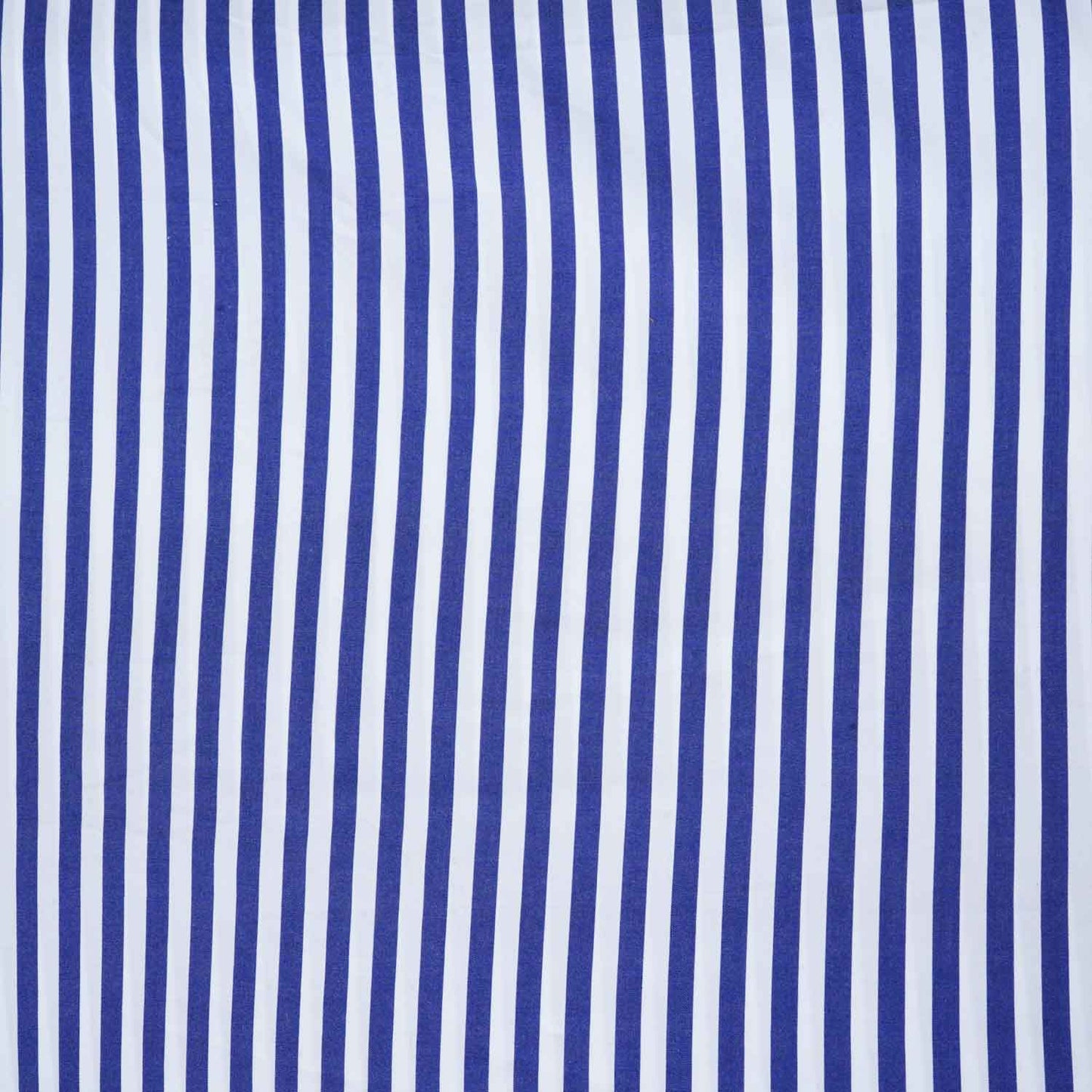 White & Navy Blue Stripe Yarn Dyed Poplin Fabric LSF-27879