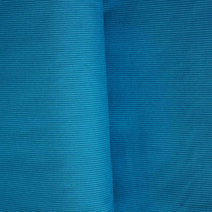 Sea Blue & White Stripe Yarn Dyed Poplin Fabric LSF-27880