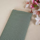 Parrot Green & White Stripe Yarn Dyed Poplin Fabric LSF-27881