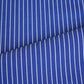 Navy Blue & White Stripe Yarn Dyed Poplin Fabric LSF-27882