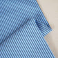 Sky Blue & Black Stripe Yarn Dyed Poplin Fabric LSF-27883