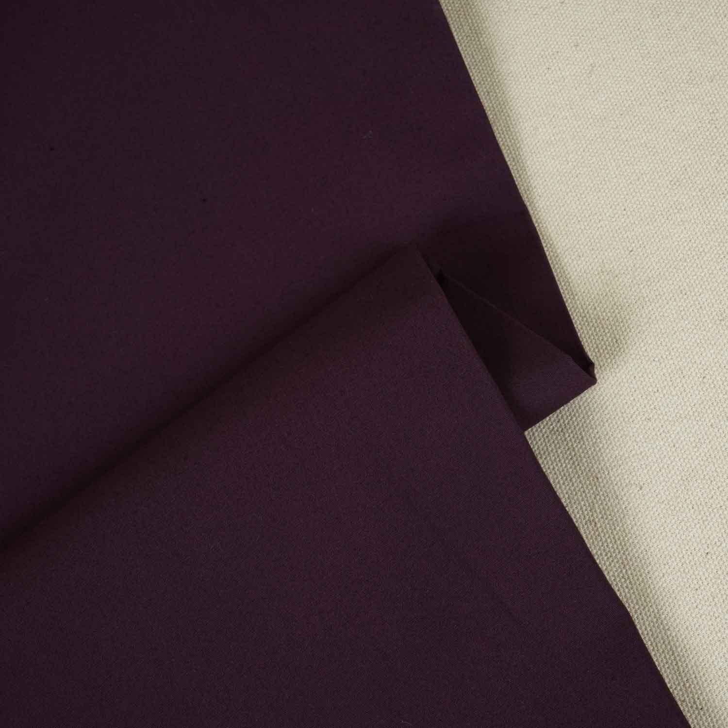 Brown Solid Poplin Fabric LSF-27888