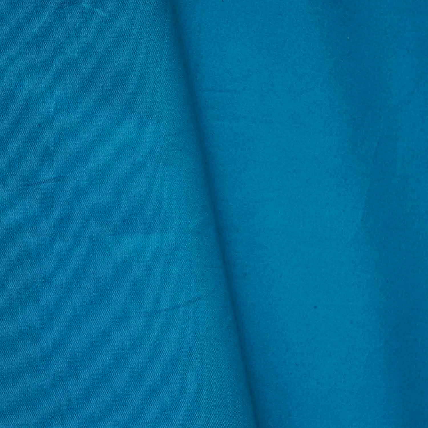 Aqua Blue Solid Poplin Fabric LSF-27891
