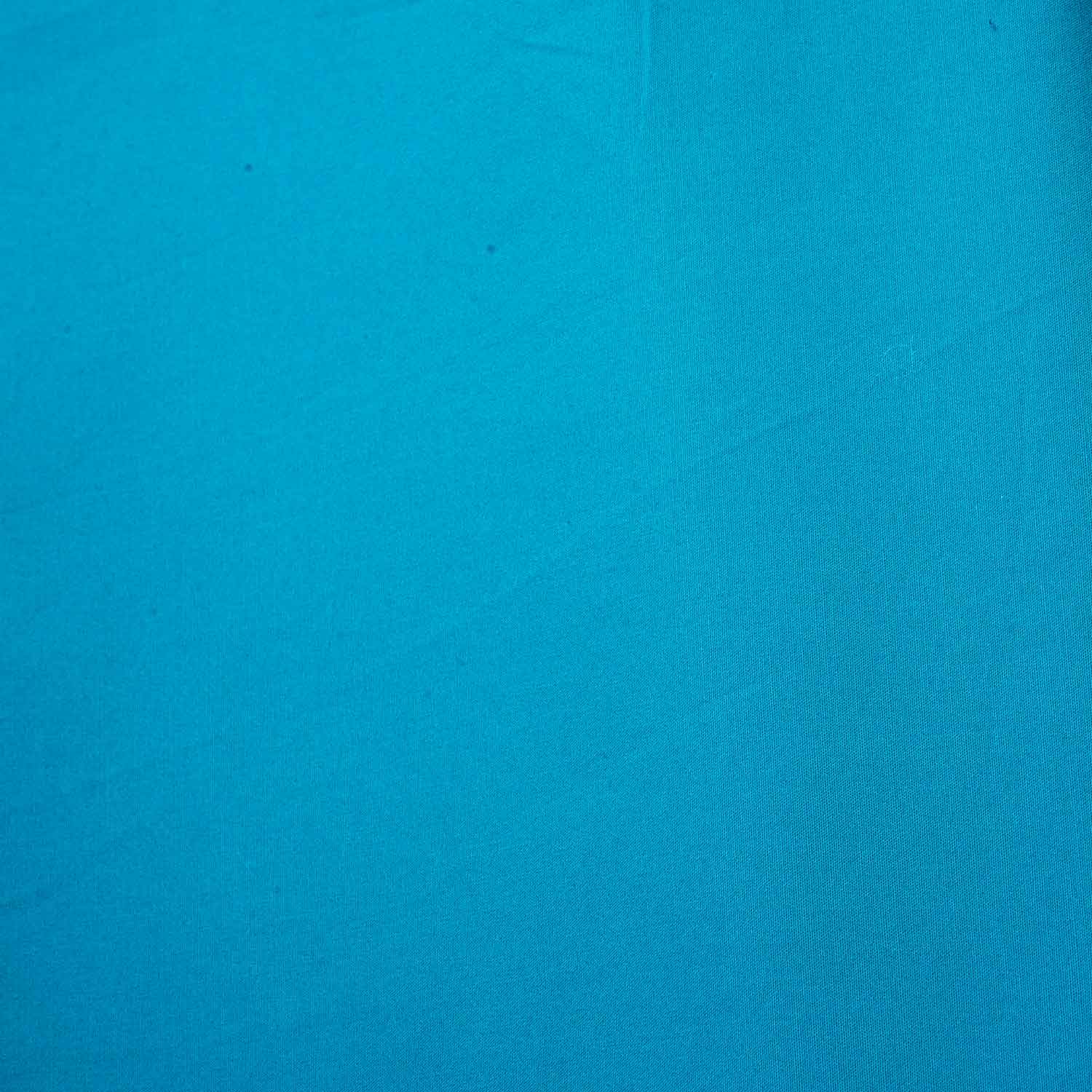 Aqua Blue Solid Poplin Fabric LSF-27891