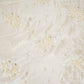 Golden Dyeable Zari Beads Work Tissue Fabric SC-27897