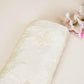 Golden Dyeable Zari Beads Work Tissue Fabric SC-27899