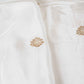 White Dyeable Applique Work Crepe Fabric SC-27900