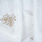 White Dyeable Applique Work Crepe Fabric SC-27901
