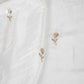 White Dyeable Applique Work Crepe Fabric SC-27903
