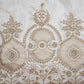 White Dyeable Applique Work Crepe Fabric SC-27903
