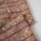 Cream With Multicolour Zari Embroidery Crepe Fabric HCS-27909