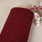 Maroon Tweed Fabric AF-27915