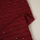 Maroon Tweed Fabric AF-27915
