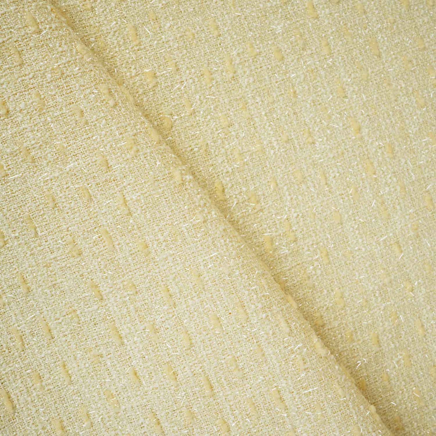 Lemon Yellow Tweed Fabric AF-27918