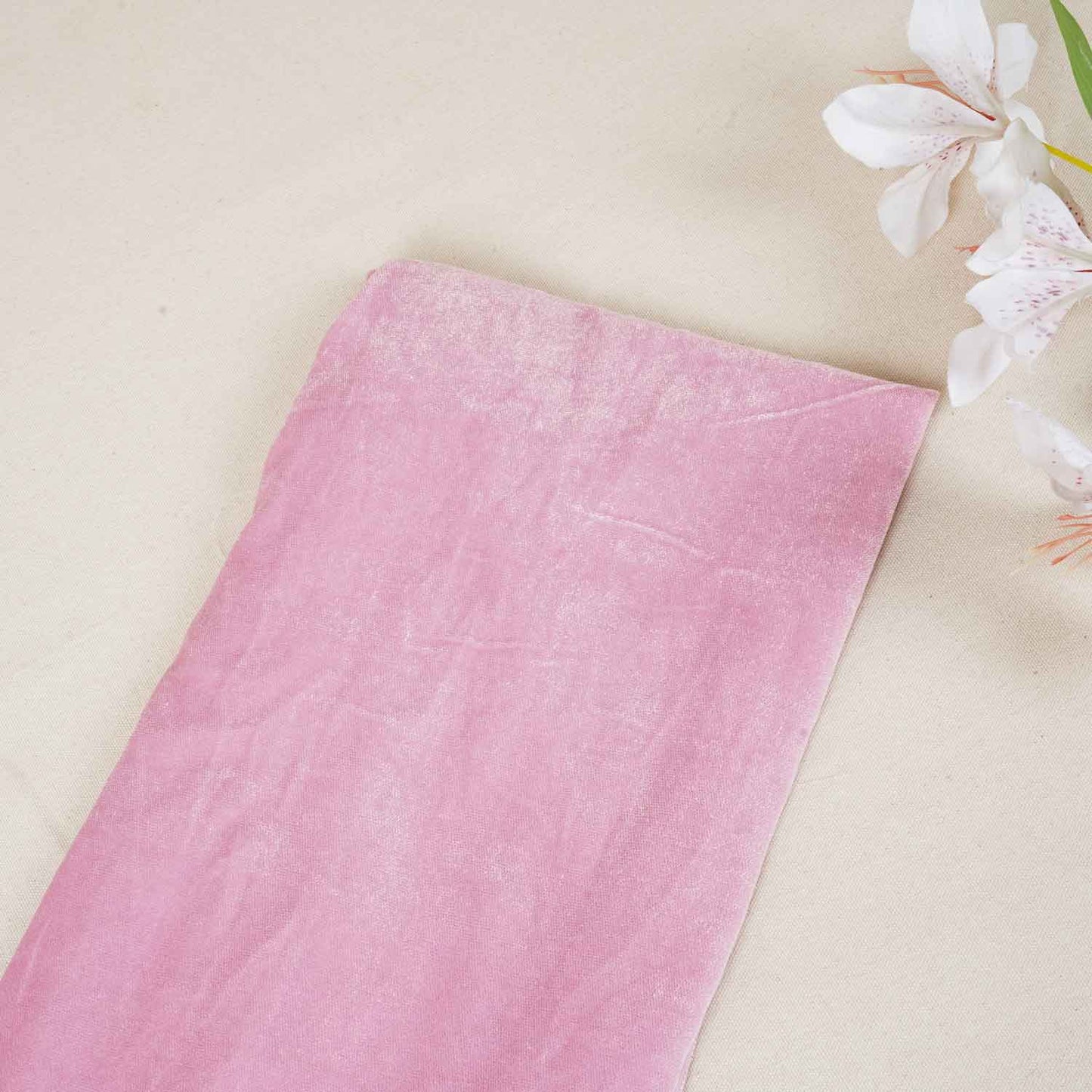 Baby Pink Solid Mirco Velvet 9000 MSMR-27923