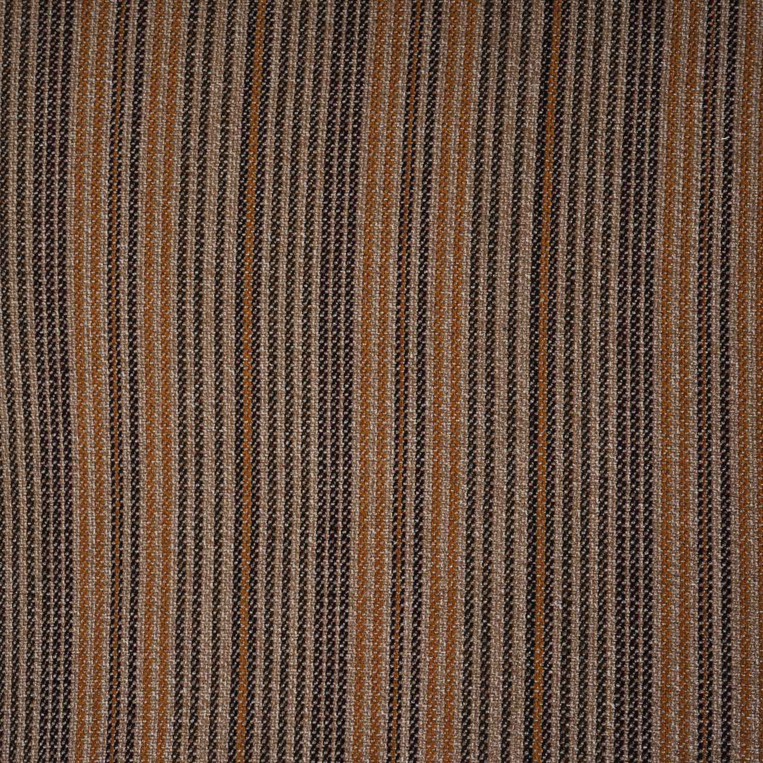 Brown Stripes Tweed Fabric EI-27935 - TradeUNO