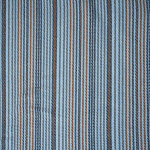 Sea Blue Stripes Tweed Fabric EI-27937 - TradeUNO