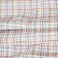 Off White Lurex Tweed Fabric EI-27938