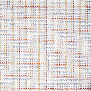 Off White Lurex Tweed Fabric EI-27938 - TradeUNO
