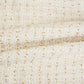 Cream Lurex Tweed Fabric EI-27940