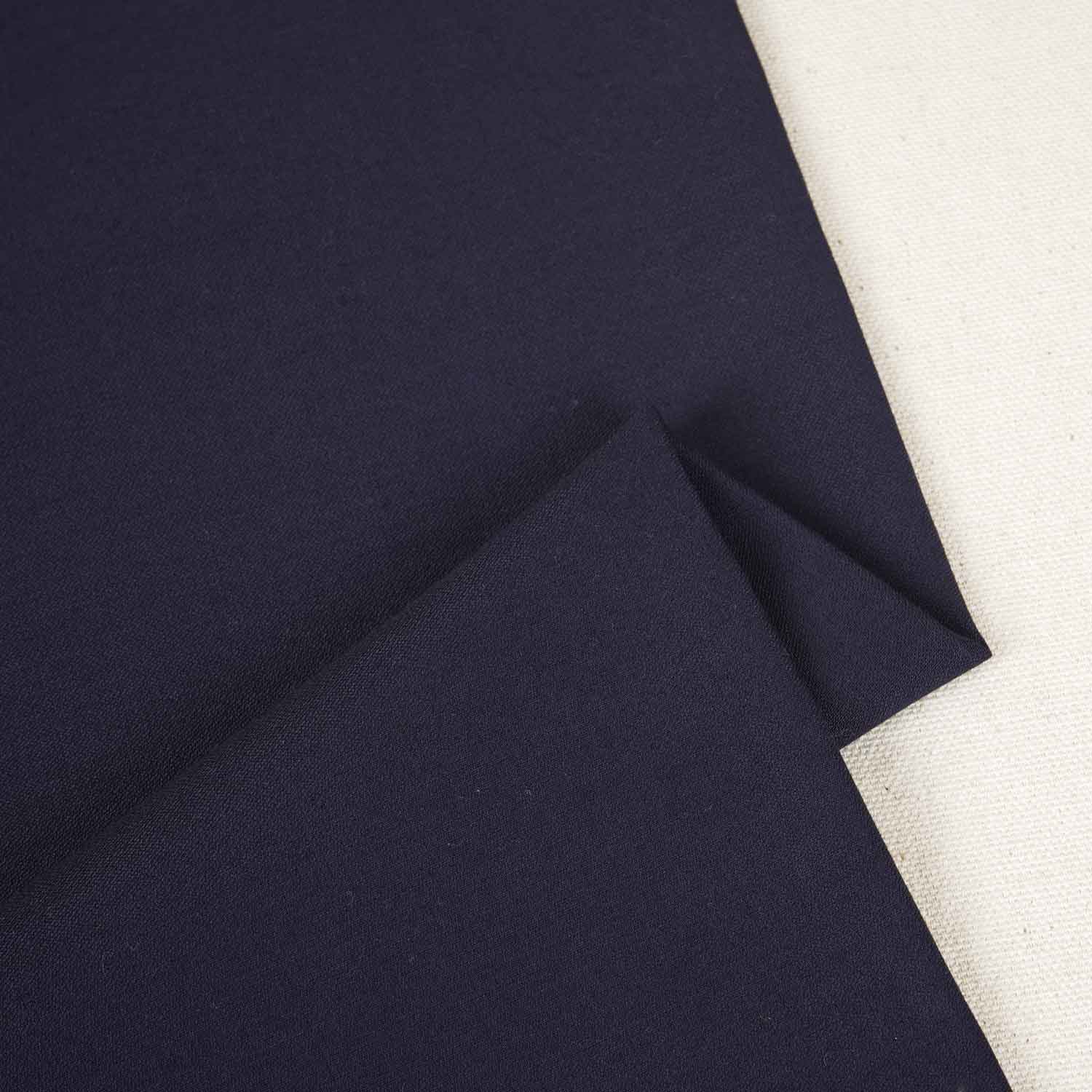 Navy Blue Viscose Suiting Fabric ST-27949 - TradeUNO