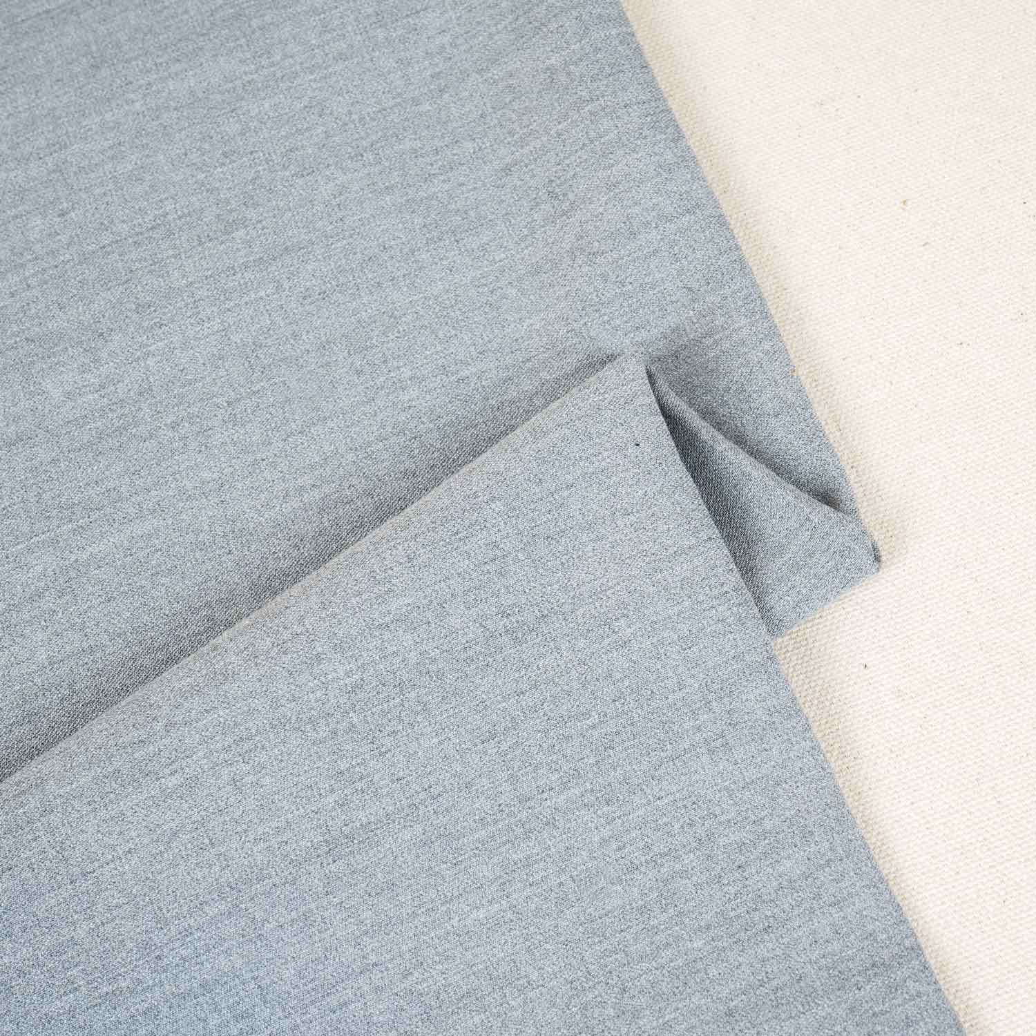 Grey Viscose Suiting Fabric ST-27952 - TradeUNO