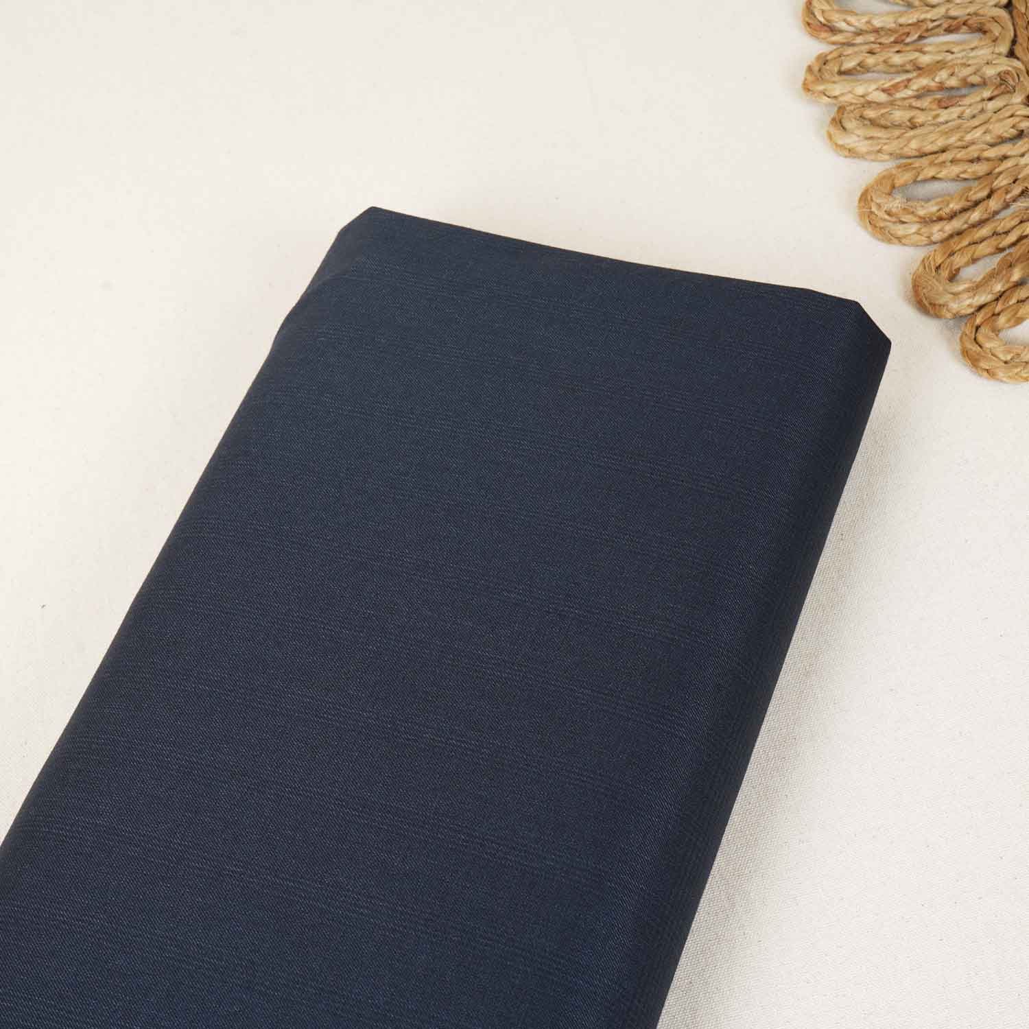 Blue Viscose Suiting Fabric ST-27956 - TradeUNO