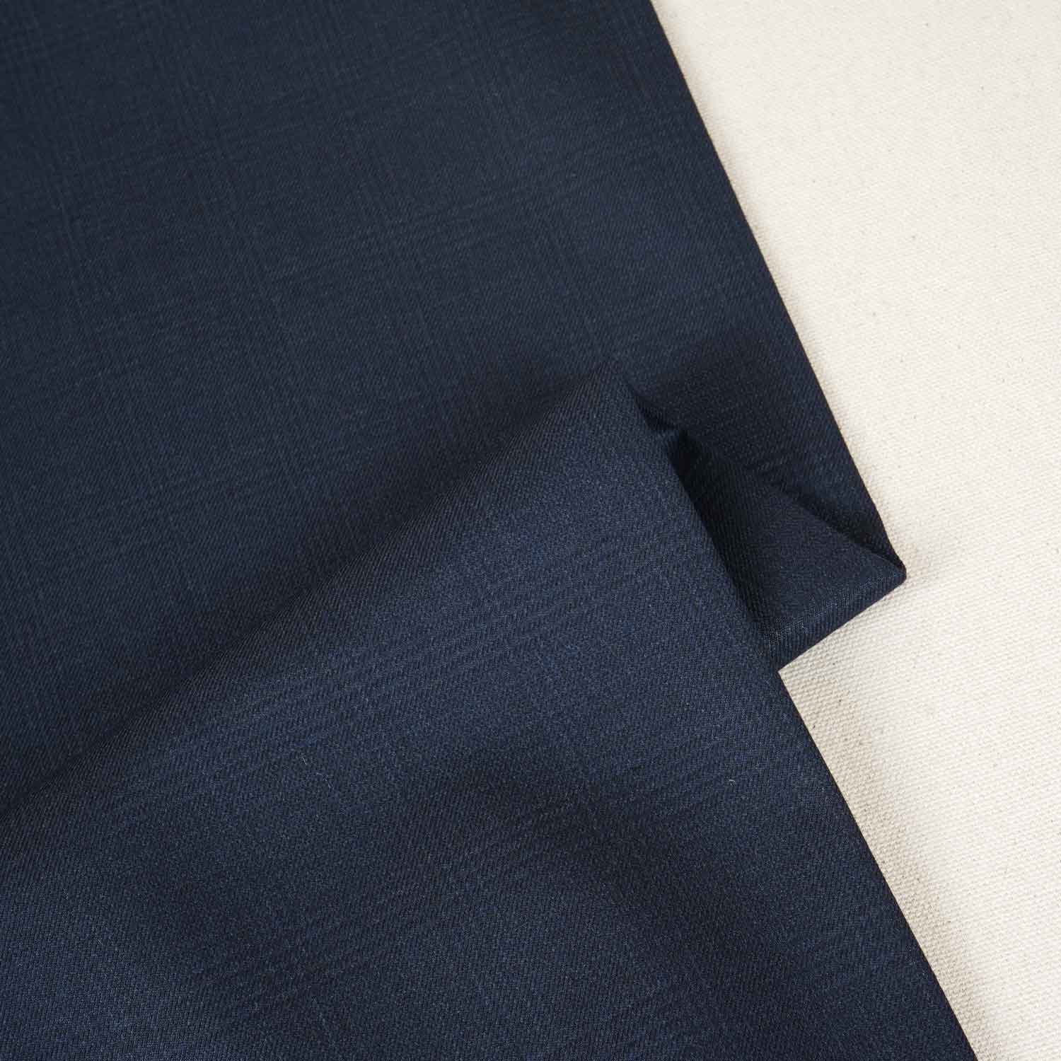 Blue Viscose Suiting Fabric ST-27956 - TradeUNO