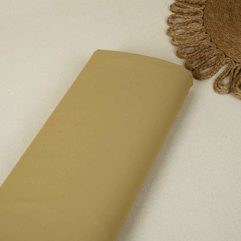 Khaki Solid Suiting Lycra Fabric ST-27959