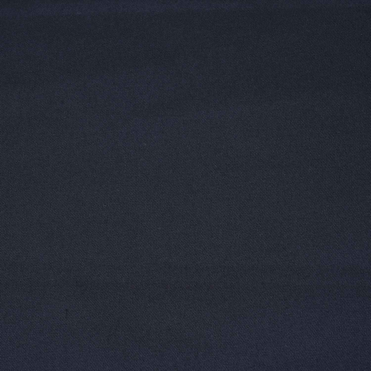 Navy Blue Solid Suiting Lycra Fabric ST-27960 - TradeUNO
