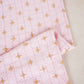 Pink Cutdana Tweed Fabric AF-27964