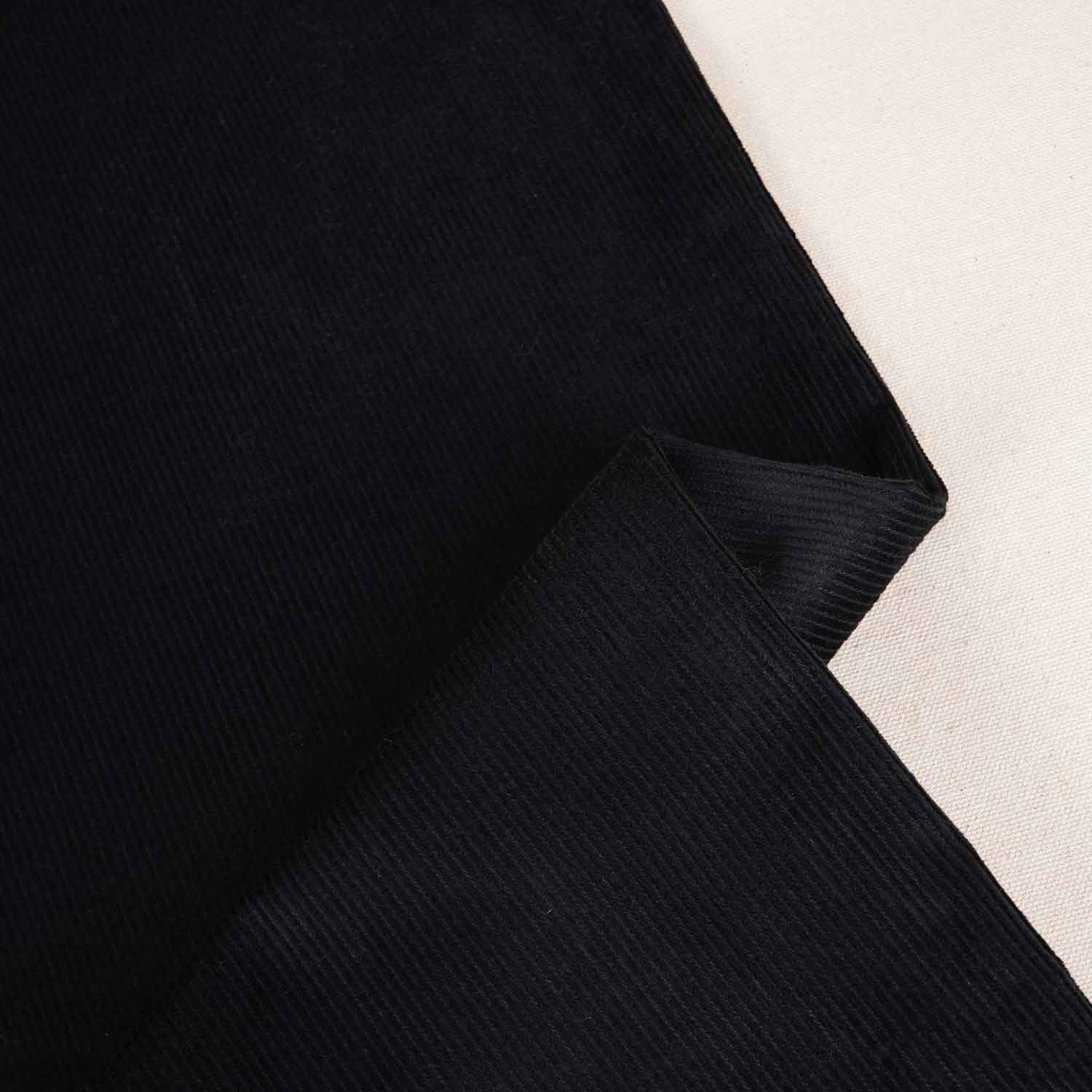 Charcoal Grey Corduroy Fabric EI-27972 - TradeUNO