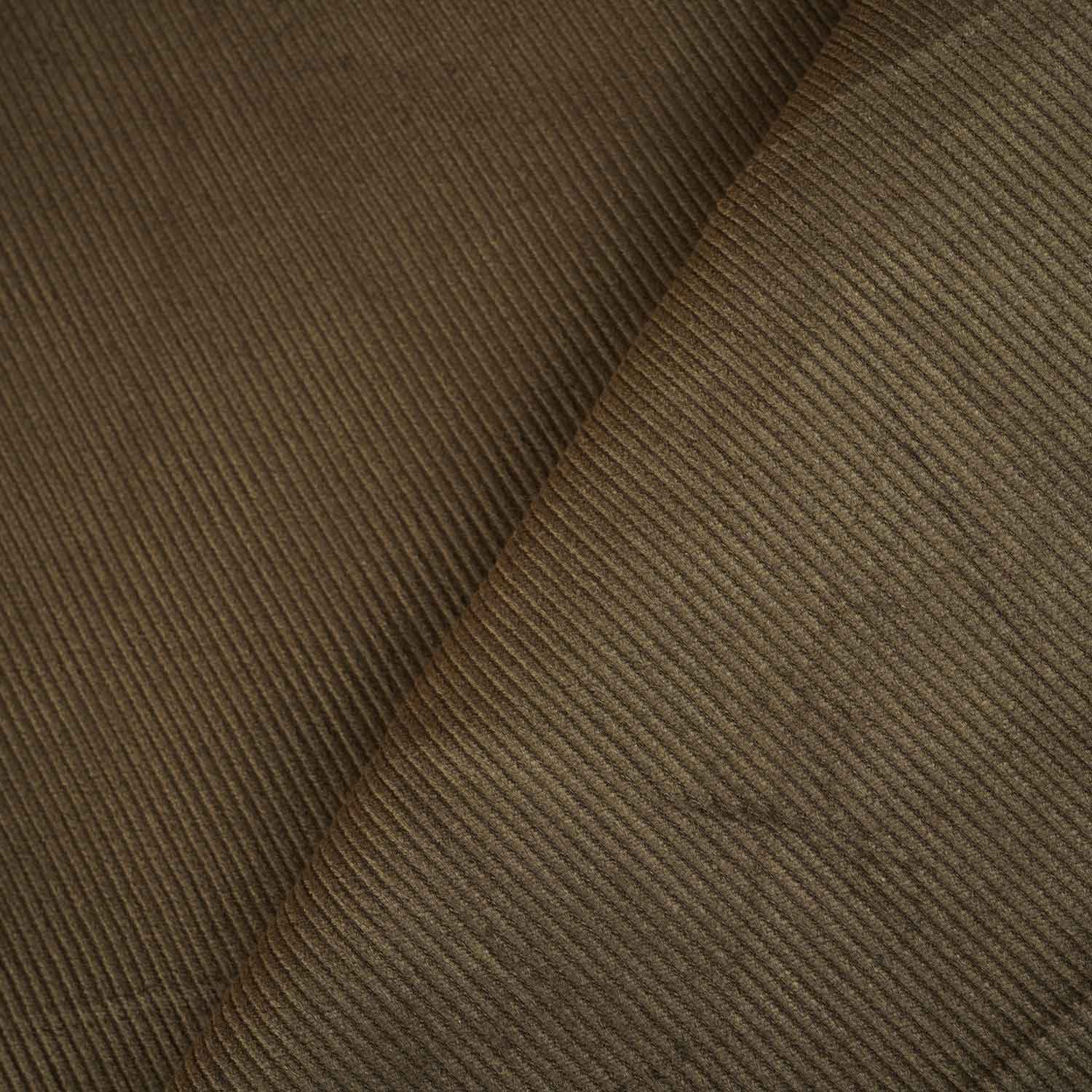 Brown Solid Corduroy Fabric EI-27973 - TradeUNO