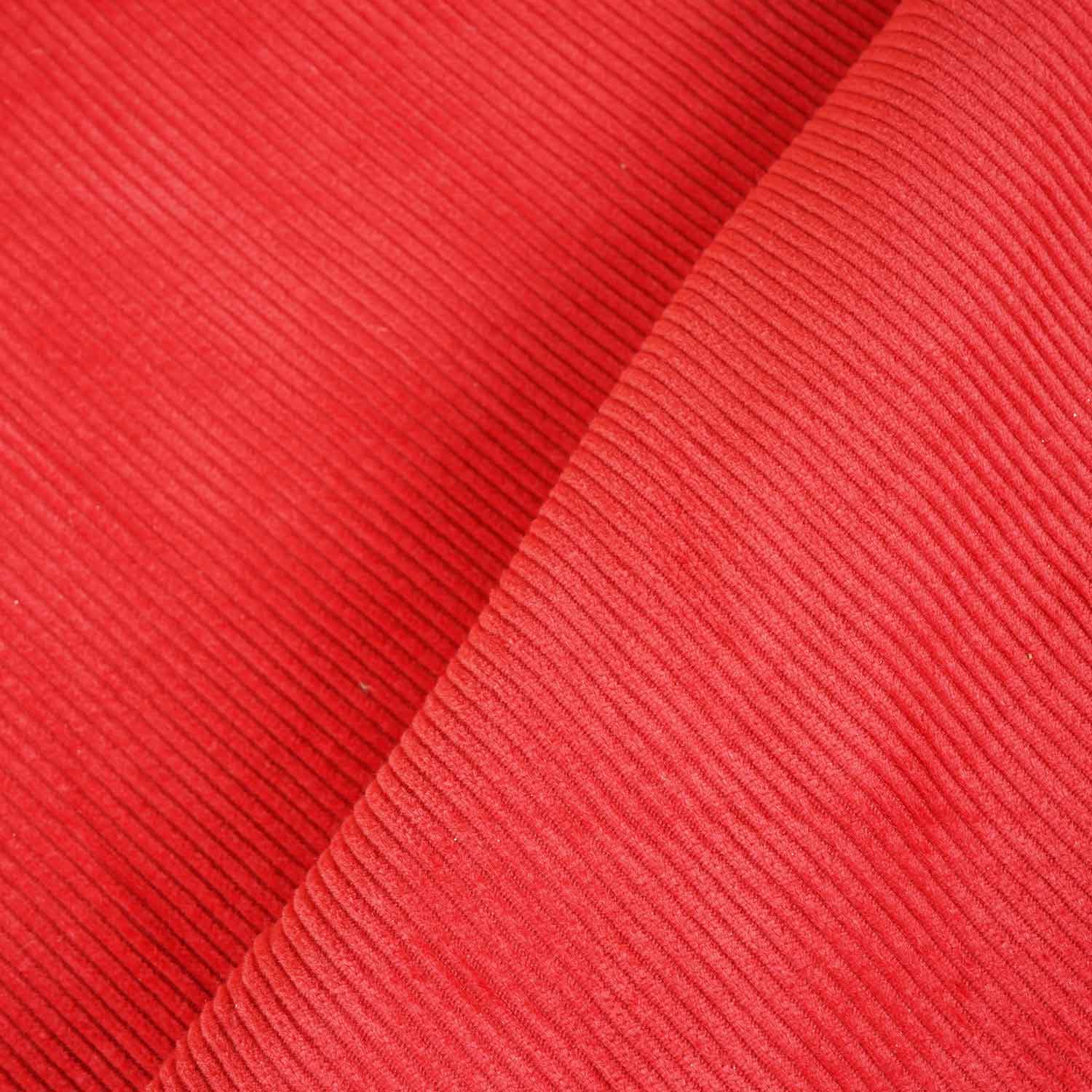 Red Solid Corduroy Fabric EI-27974 - TradeUNO