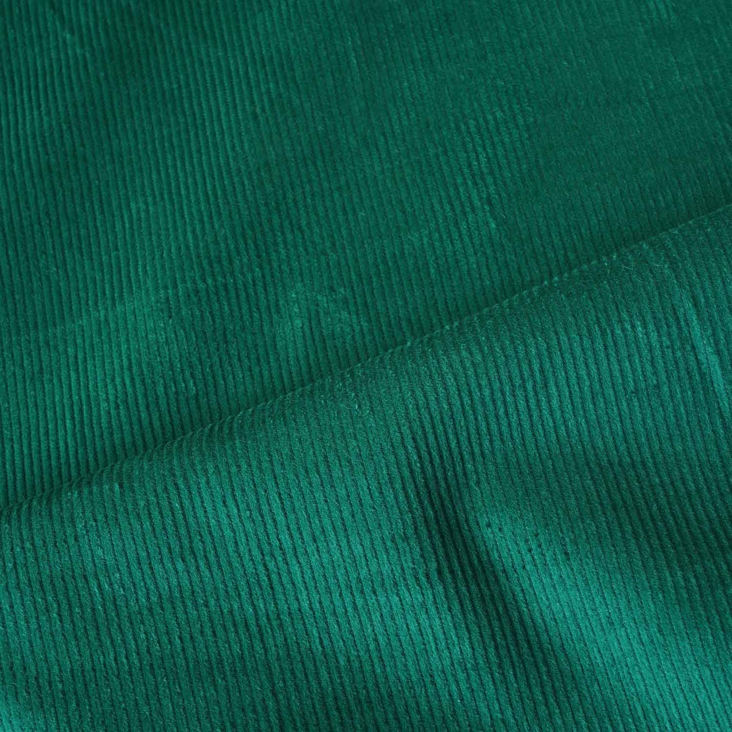 Teal Green Solid Corduroy Fabric EI-27977