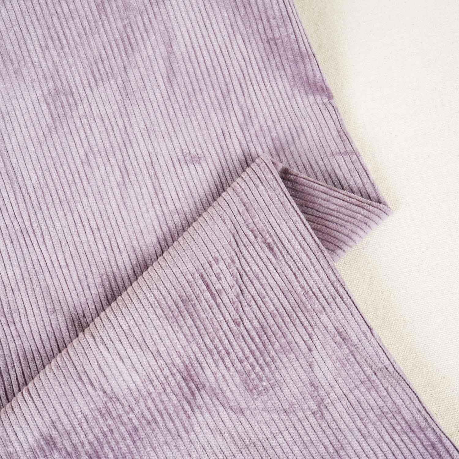 Lavender Solid Corduroy Fabric EI-27984 - TradeUNO