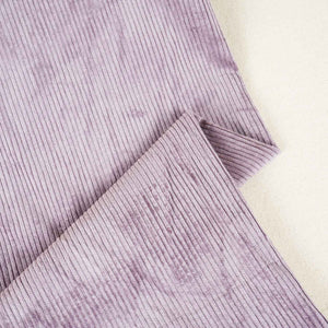 Lavender Solid Corduroy Fabric EI-27984 - TradeUNO
